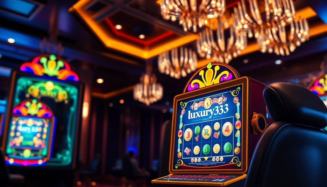 Kemenangan besar di luxury333 dengan mesin slot mewah dan atmosfer kasino yang mengundang.