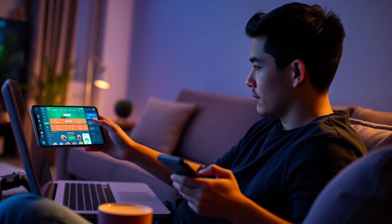 Experience the excitement of AF88 com's online betting platform with engaging visuals of live sports and user-friendly design.