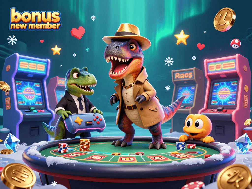 Experience winning with the bonus new member promotion in a vibrant online casino scene, packed with action.