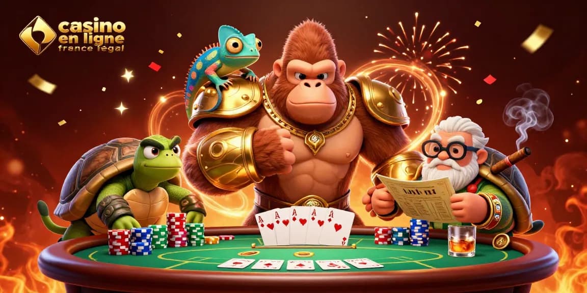 Jouer au casino en ligne France légal avec des personnages dynamiques et des éléments de jeu captivants.