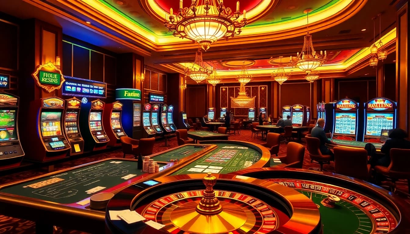 Players enjoying thrilling games on f168info.com, highlighting a luxurious online gambling atmosphere.