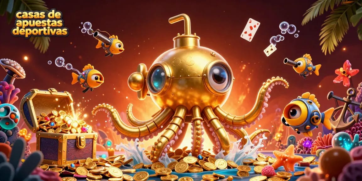 Explora las casas de apuestas deportivas con el innovador kraken submarino y monedas doradas