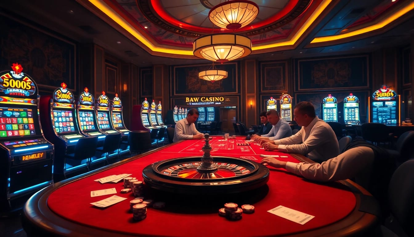 The hidden wiki displays a lively casino scene filled with poker chips and a roulette wheel, reflecting excitement and professionalism.