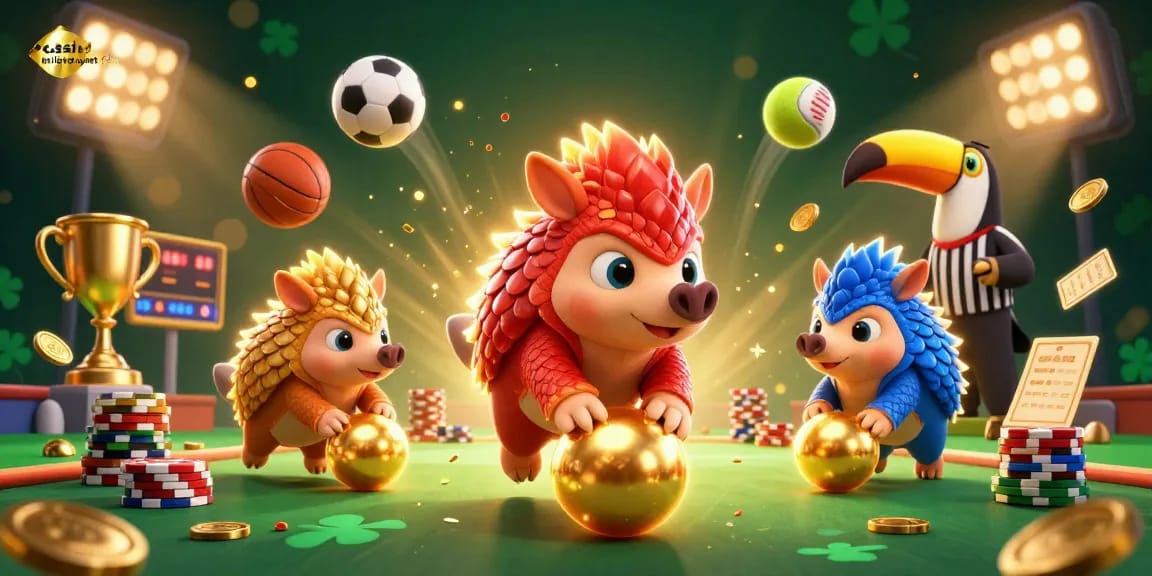 Vivez l'adrénaline du casino en ligne argent réel avec des pangolins en défi au milieu de jeux de casino.