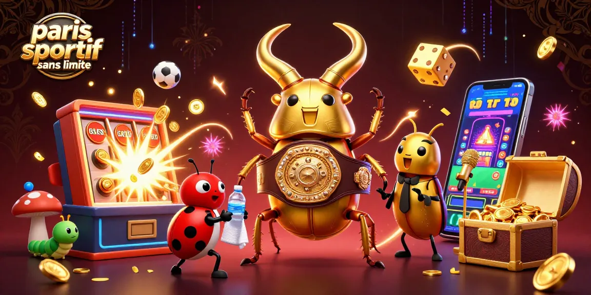 Pariez sur un site de paris sportifs sans limite, avec une scène animée et dynamique d'illustrations de casino.
