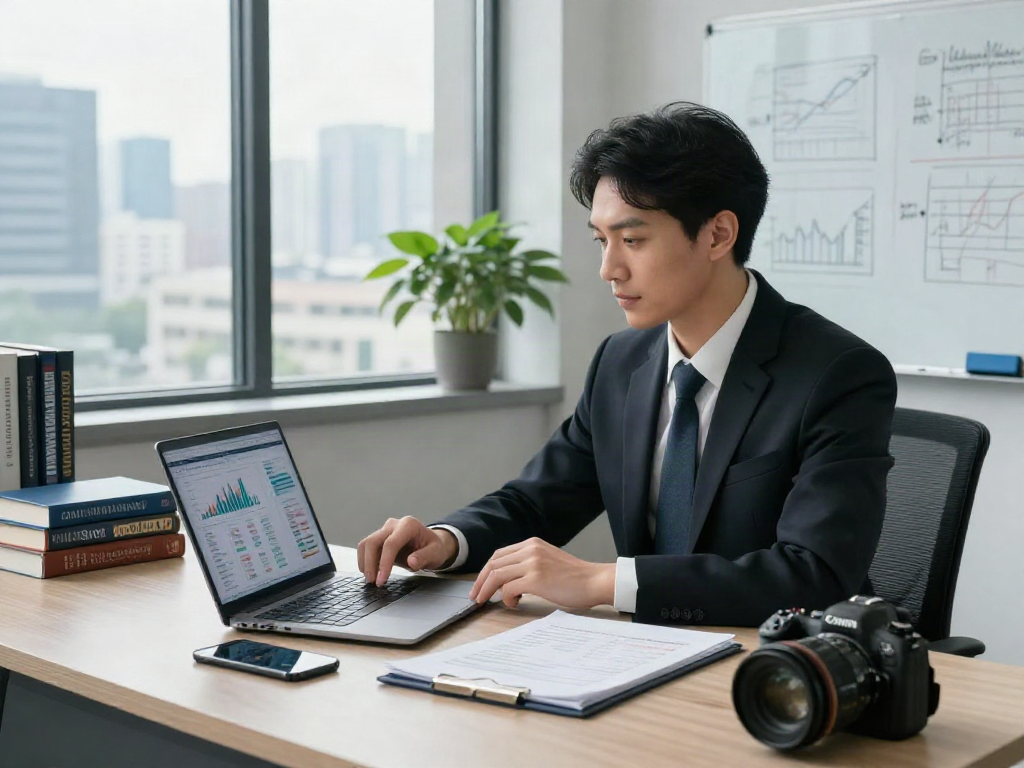신용카드의 카드현금화 전략을 논의하는 현대적인 사무실 모습