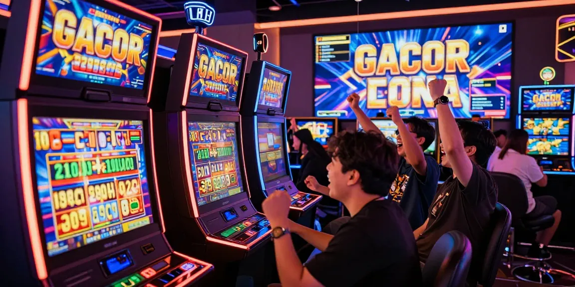 Exciting online gaming environment featuring players enjoying slot gacor wins in a vibrant digital casino.