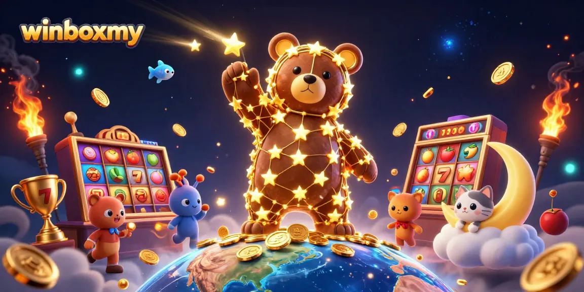WinboxMY offers engaging slot experiences featuring a dazzling star bear and vibrant games.