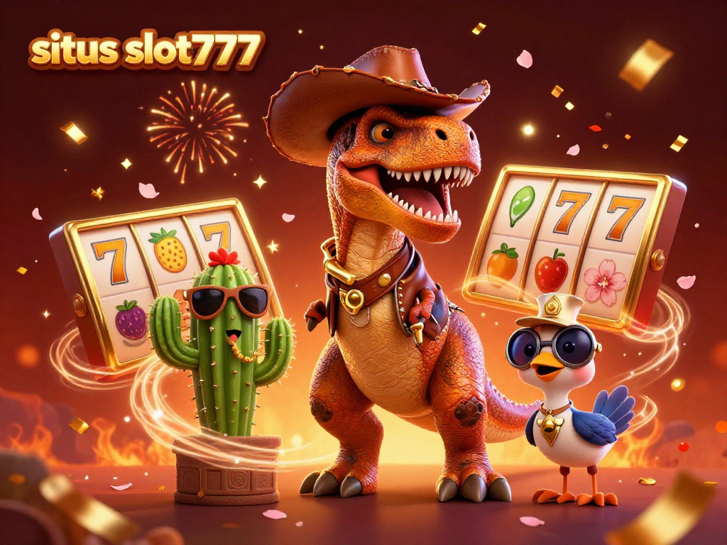 Experience exciting gameplay at situs slot777 with thrilling slot reels and vibrant casino elements.