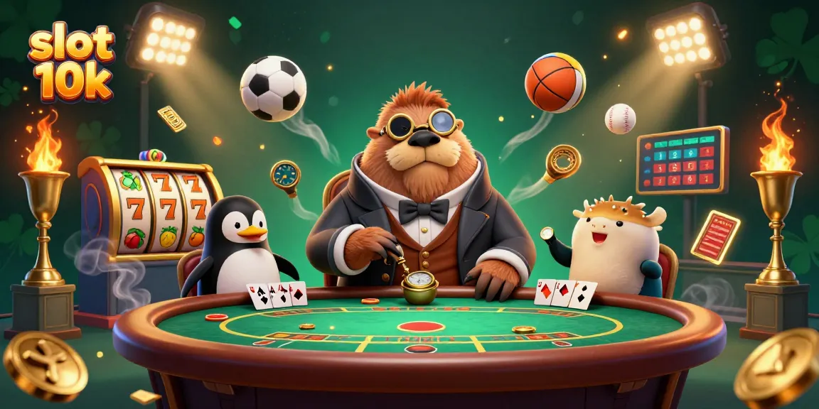 Engage with top slot 10k gameplay featuring cartoon characters in a vibrant casino setting.