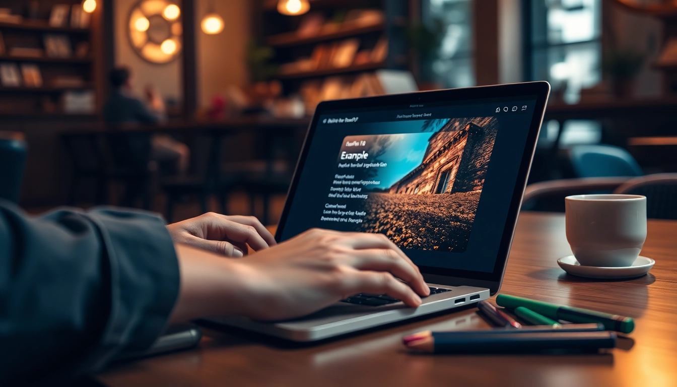 Generate prompts from any image to prompt tool interface on a laptop.