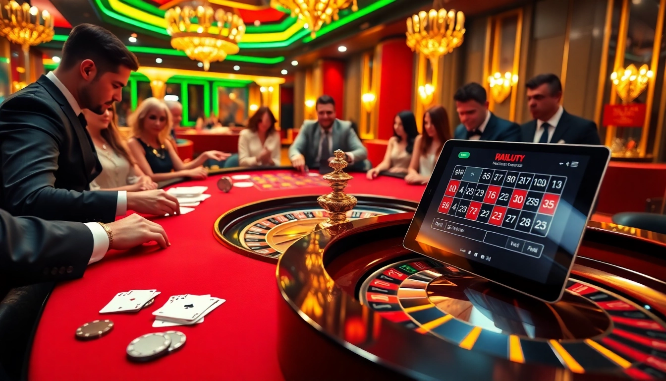 Vivez le frisson du meilleur casino en ligne avec une roulette dynamique et des joueurs engagés.