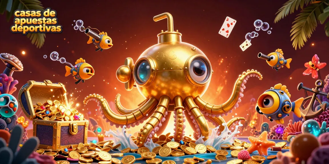 Explora las casas de apuestas deportivas con el innovador kraken submarino y monedas doradas