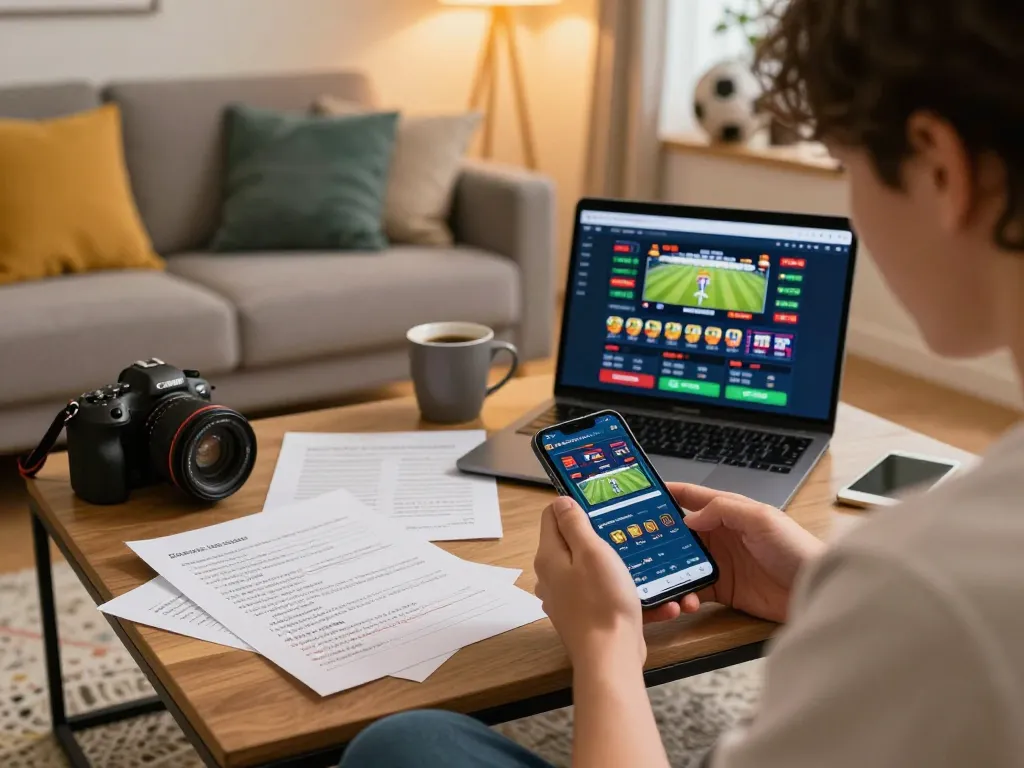 Experience the thrill of bonus new member 100 with a dynamic sports betting setup at home.