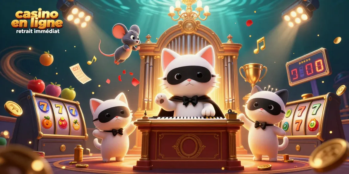 Profitez de gains avec le casino en ligne retrait immédiat, le tout dans une scène dynamique de casino.