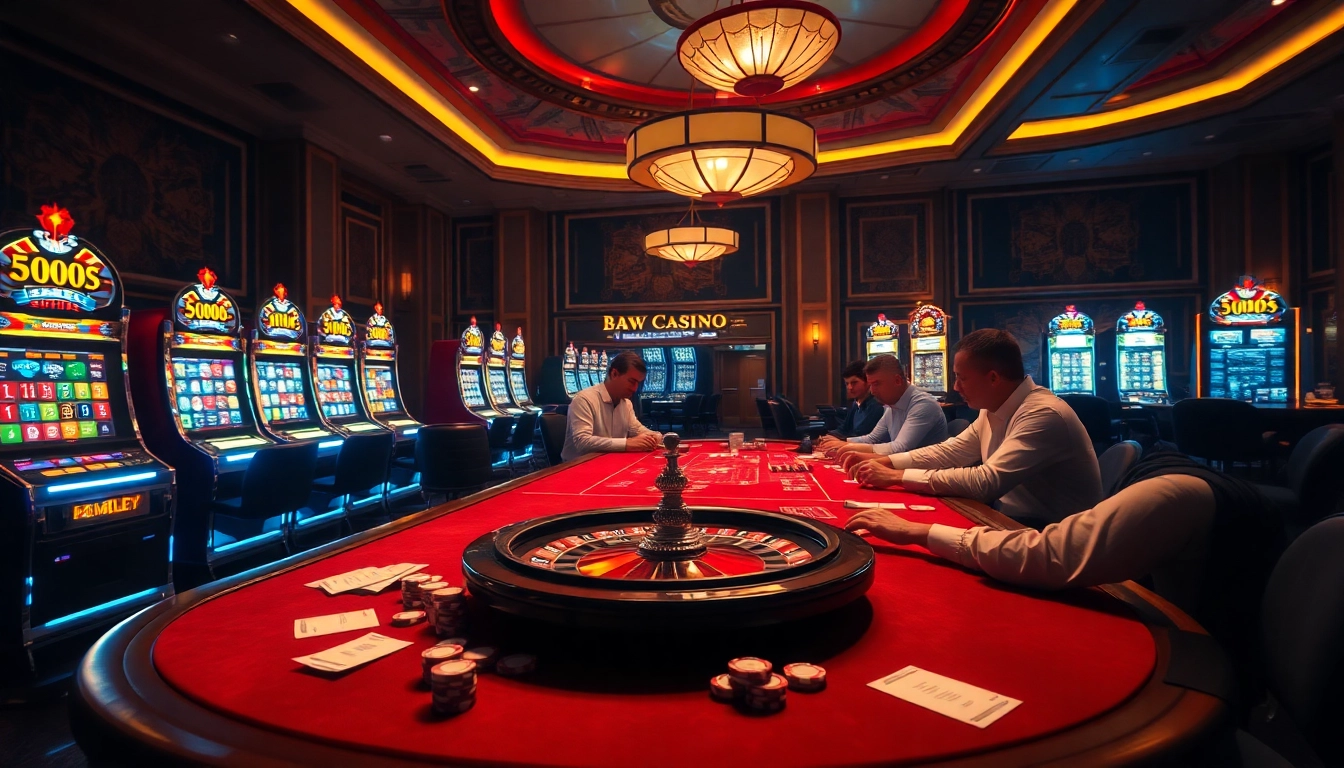 The hidden wiki displays a lively casino scene filled with poker chips and a roulette wheel, reflecting excitement and professionalism.