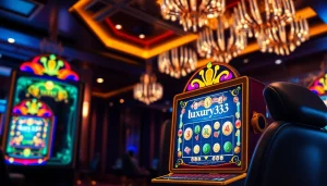 Kemenangan besar di luxury333 dengan mesin slot mewah dan atmosfer kasino yang mengundang.