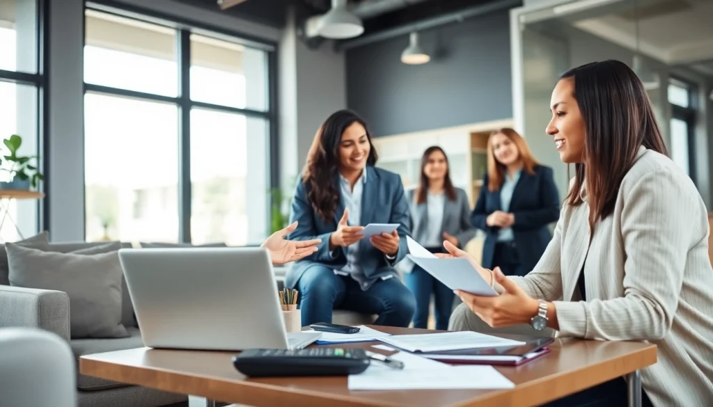 신용카드 현금화 전문가와 고객이 상담하는 장면을 보여주는 사진