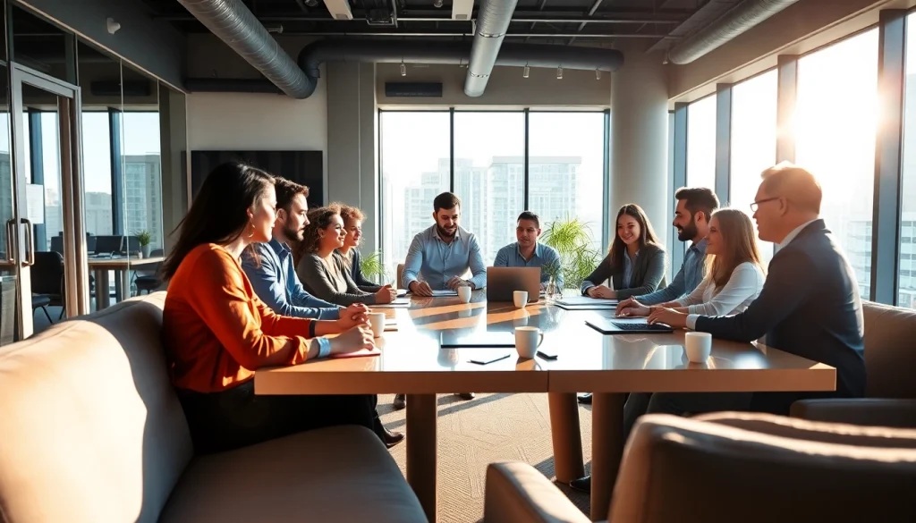 Engaged team brainstorming in a modern office at https://valuesfirst.com.