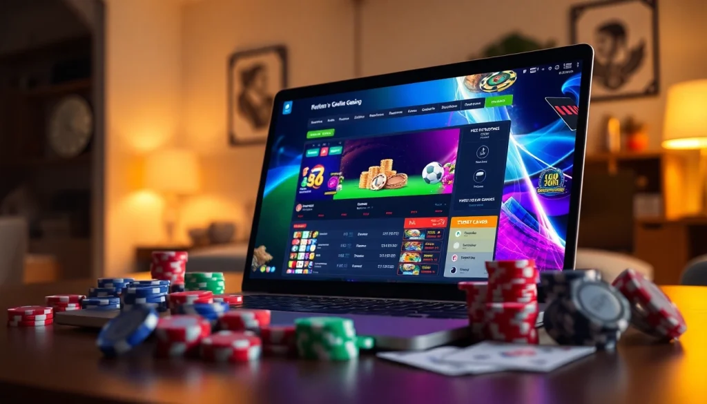 Engaging screenshot of AF88 com online gambling interface with colorful casino elements.