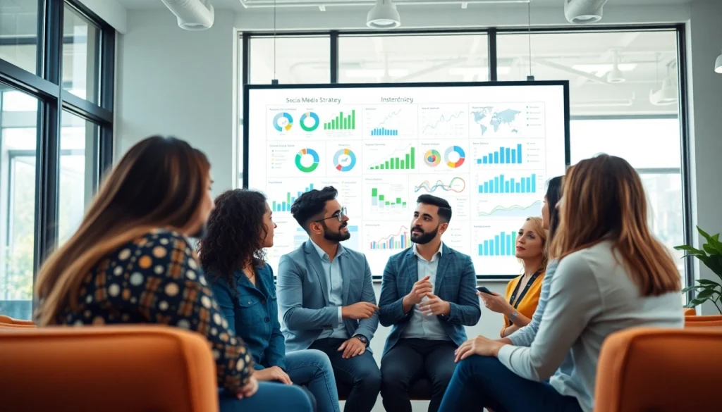 Engaging strategy session at https://boost-social-media.com focused on social media marketing.