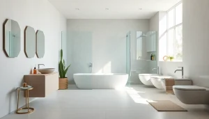 Innovative bathroom solutions from sonni sanitär GmbH highlighting stylish glass shower walls.