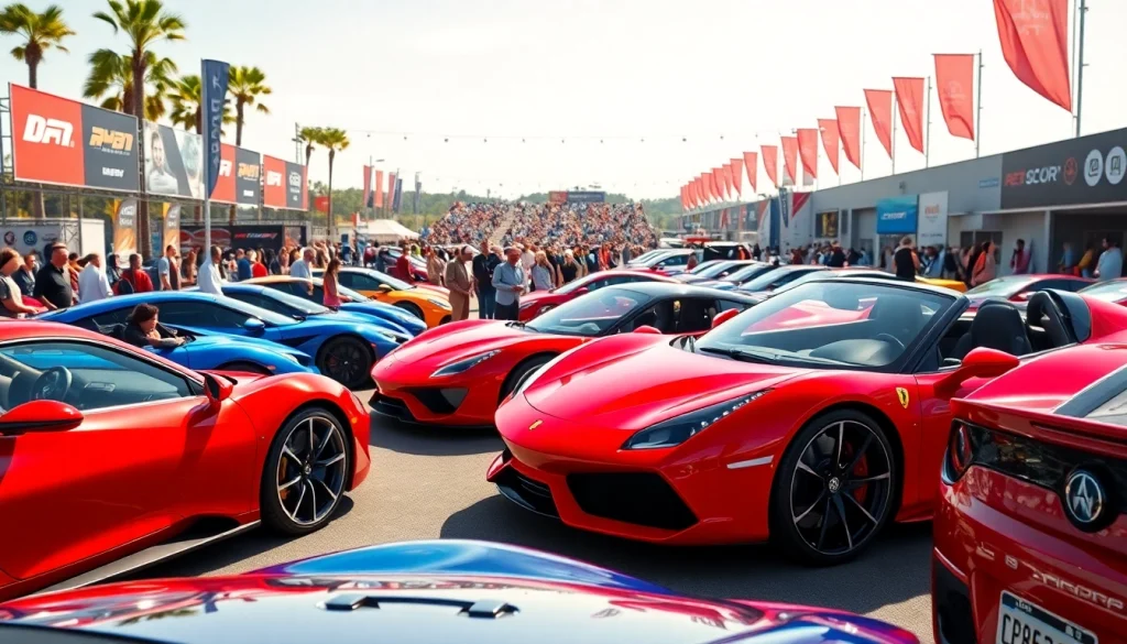 Highlights from the Auto Cars Show featuring luxury vehicles and enthusiastic crowds.