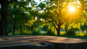 Colmenas de madera instaladas en un paisaje natural, mostrando la textura y detalles de la madera.
