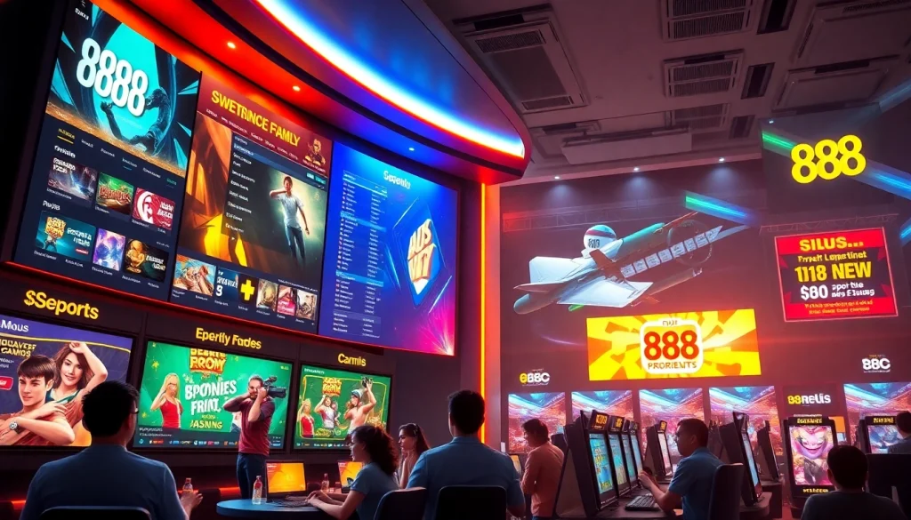 Experience 888 new online gaming with engaging visuals and modern design.