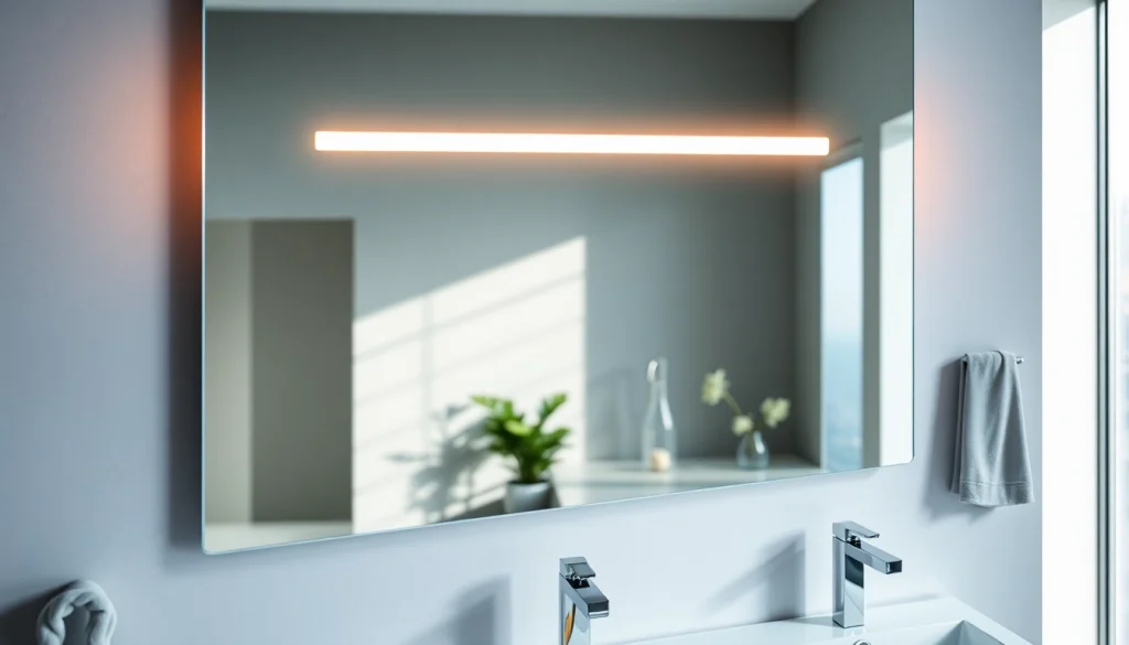 Gestalte deinen Raum mit einem eleganten sonni Spiegelschrank inklusive LED-Beleuchtung.