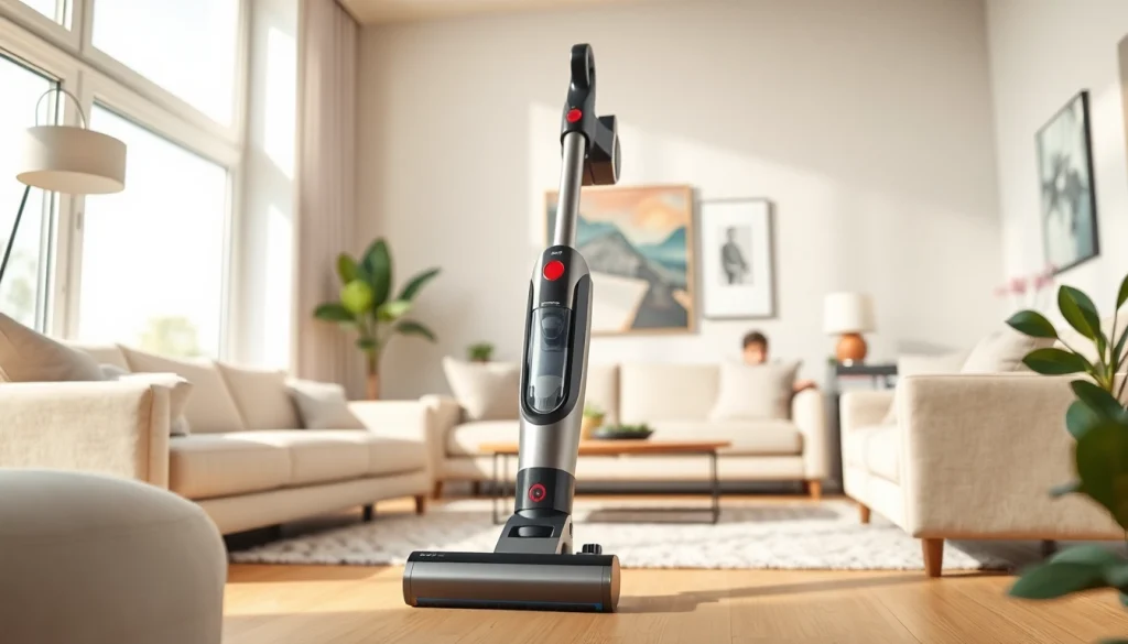 Effortlessly clean your home with the best cordless vacuum in a bright living room