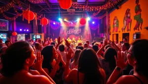 Experience authentic live music venues in Puerto Rico, featuring enthusiastic crowds and vibrant performances.