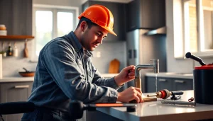 Fixing plumbing issues at https://speedyservicestoday.com.au with a professional plumber in a clean environment.