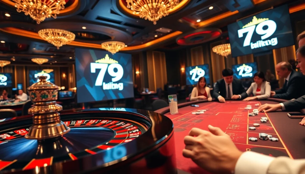 Experience the thrill of 79king casino with vibrant gaming tables and intense players.