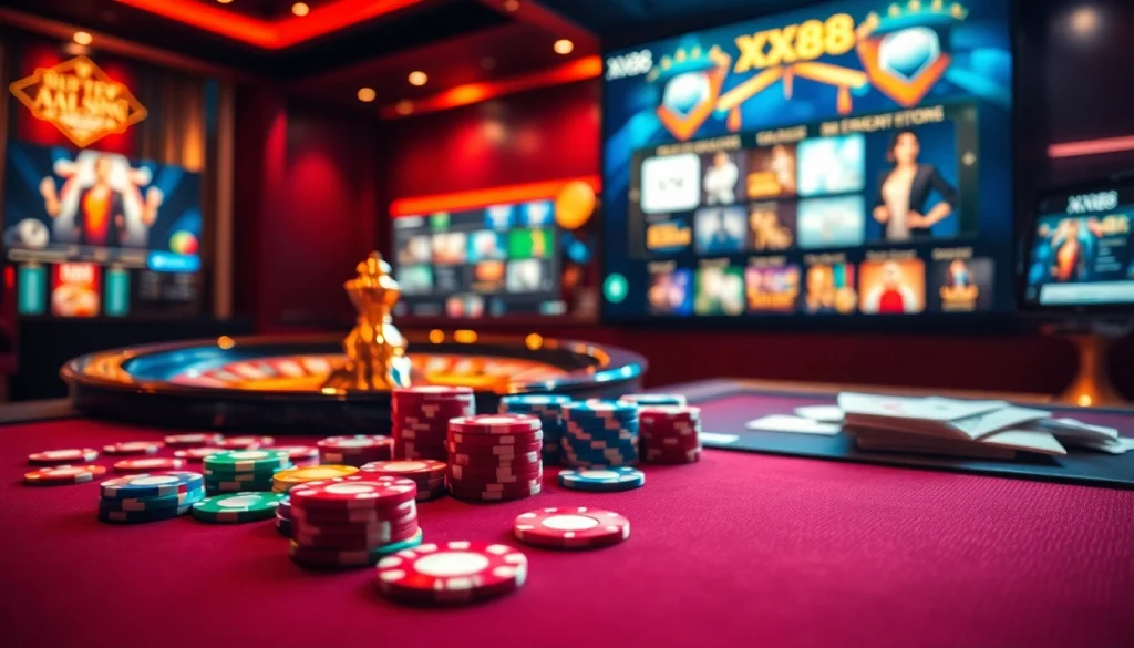 Experience the thrill of gambling at Nhà cái XX88 with vibrant tables and exciting game features.