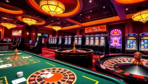 Experience the thrill of online gaming with the virtual casino atmosphere of https://54bett.com.br featuring roulette and slot machines.