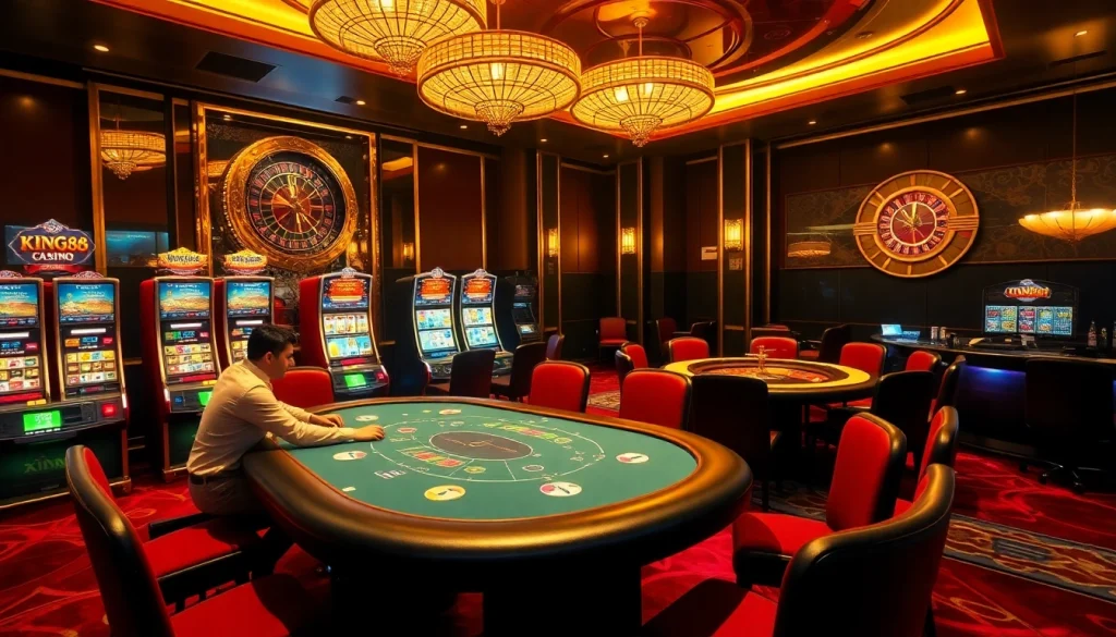 Experience the excitement of King88 online casino with thrilling games and sophisticated atmosphere.
