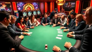 Experience poker excitement at https://topclub.site/ with diverse players and vibrant casino ambiance.