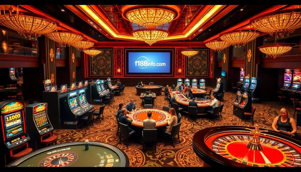 Experience the thrill of gaming at f168info.com with a luxurious casino ambiance filled with action.