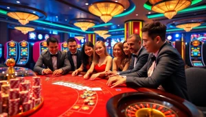 Experience the thrill of winning at Baccarat with link jun88 at this luxurious casino table.