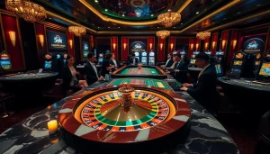 Experience exciting casino action at https://5gbett.com.br with glamorous tables, chips, and vibrant games.