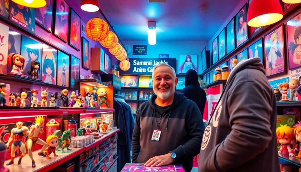 Experience the charm of Samurai Jack’s Anime and Gifts, Coventry’s vibrant anime store showcasing collectibles and merchandise.