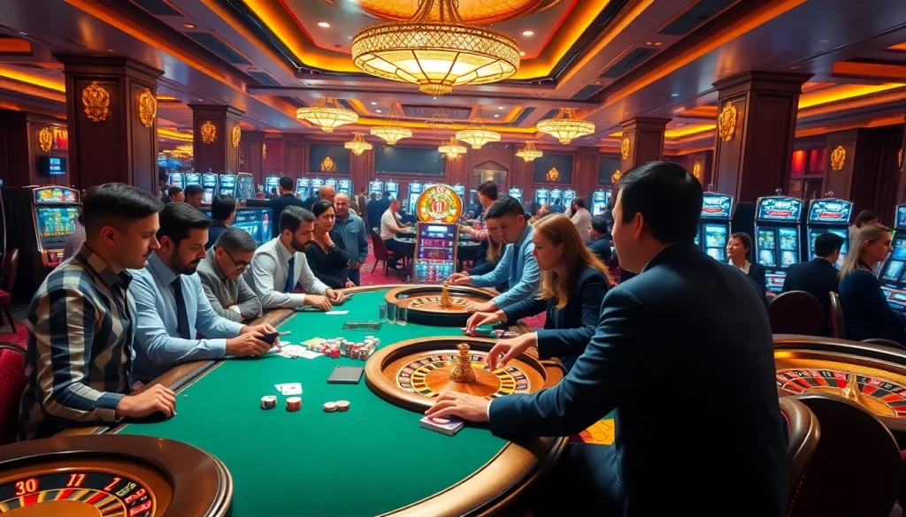 Engaged players enjoying diverse games at BIG88.BAR casino.