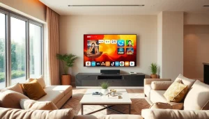 Stream IPTV effortlessly with BossTV.ca's service in your modern living room.