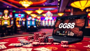 Experience high-stakes gaming action at gg88biz with vibrant casino visuals and exciting online betting interfaces.