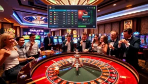 Experience high-stakes gambling excitement at https://thabetc.net/ with a luxurious casino setting.