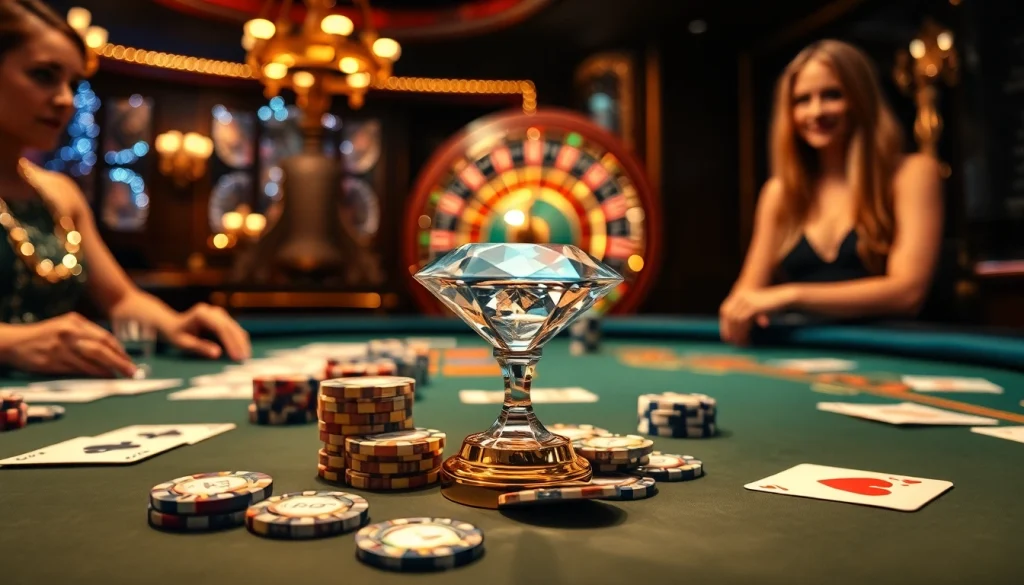 Enjoy the thrill of gambling while exploring 鑽石淨度 insights in a luxurious casino setting.