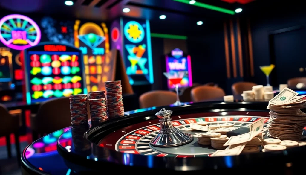 Trải nghiệm các trò chơi đầy hồi hộp trong không gian casino sang trọng của bet vip với Poker và máy đánh bạc.