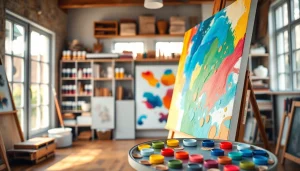 Explore vibrant canvas and paint in a professional space at https://acrylicpedia.com
