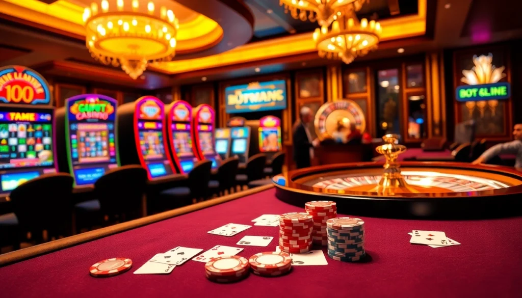 Experience thrilling gameplay at https://gg888.info/ with engaging casino tables and vibrant slot machines.